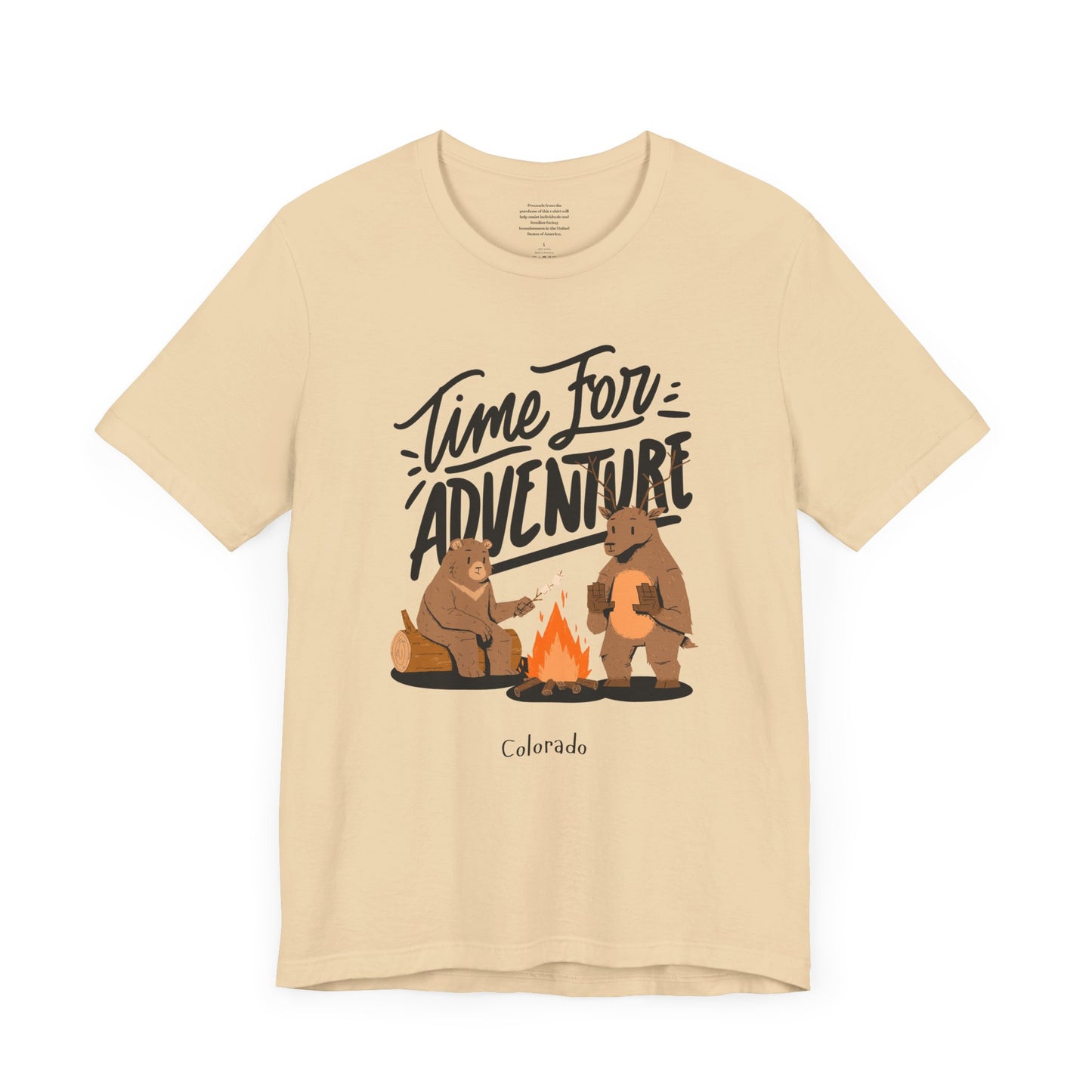 Time For Adventure Colorado - Unisex Short Sleeve Tee