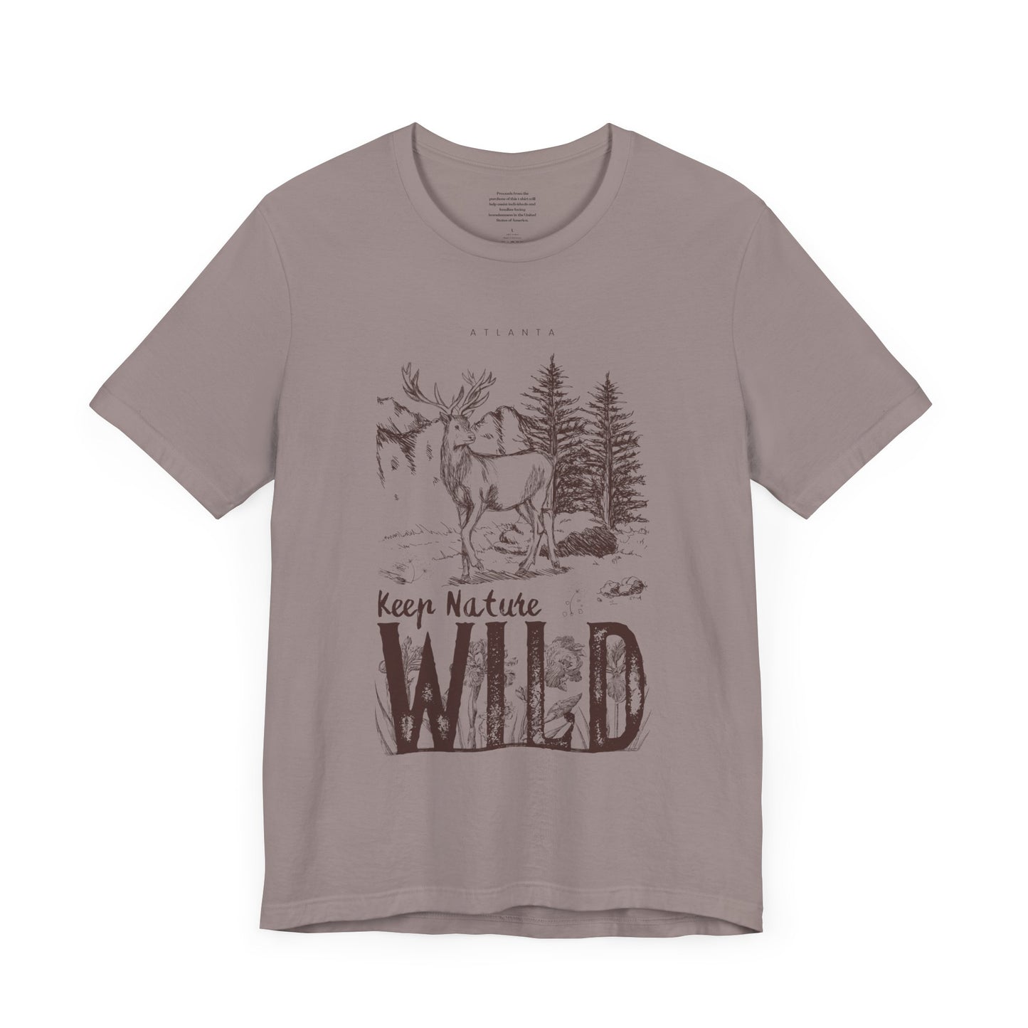 Keep Nature Wild Atlanta - Unisex Short Sleeve Tee