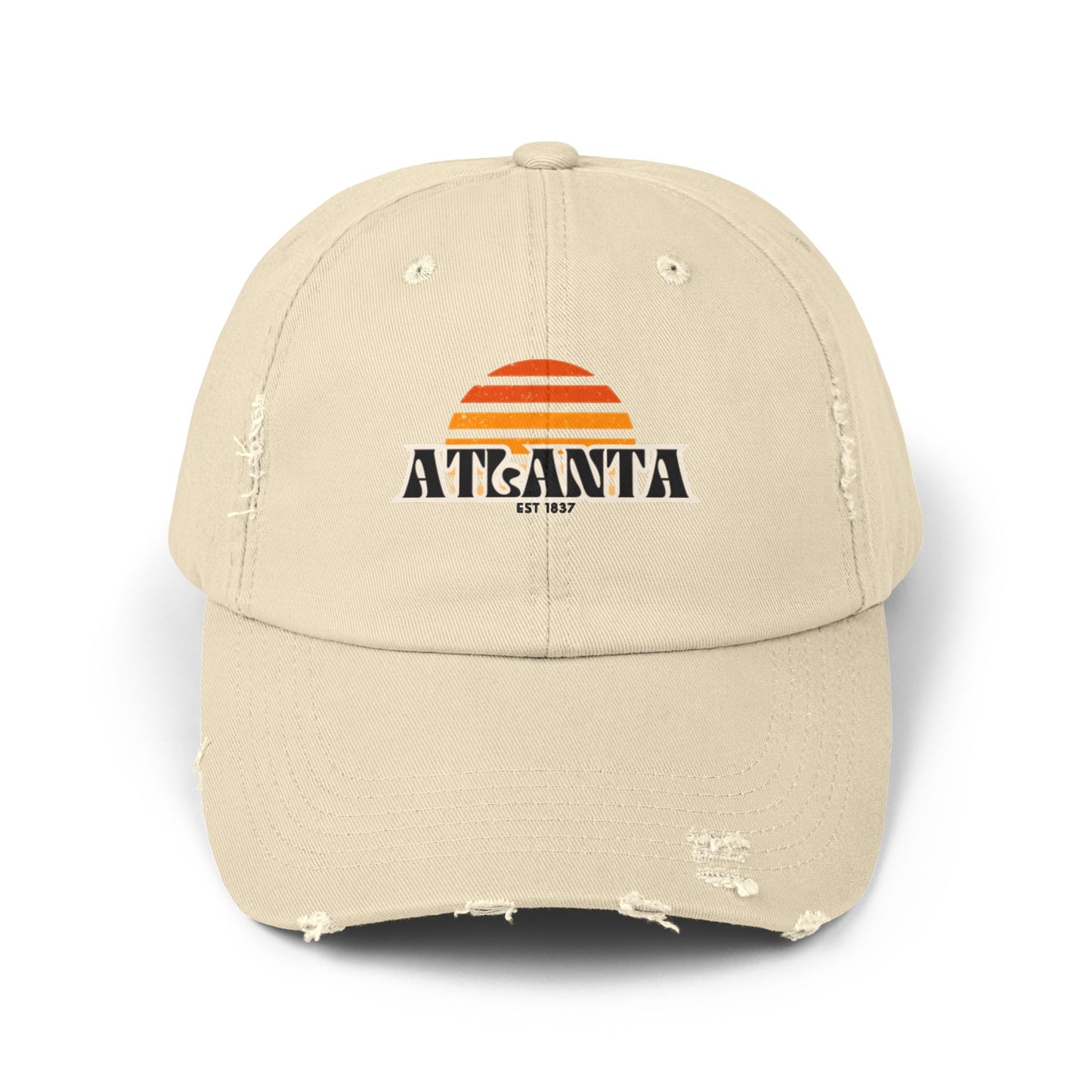 Atlanta Sunrise - Unisex Distressed Cap