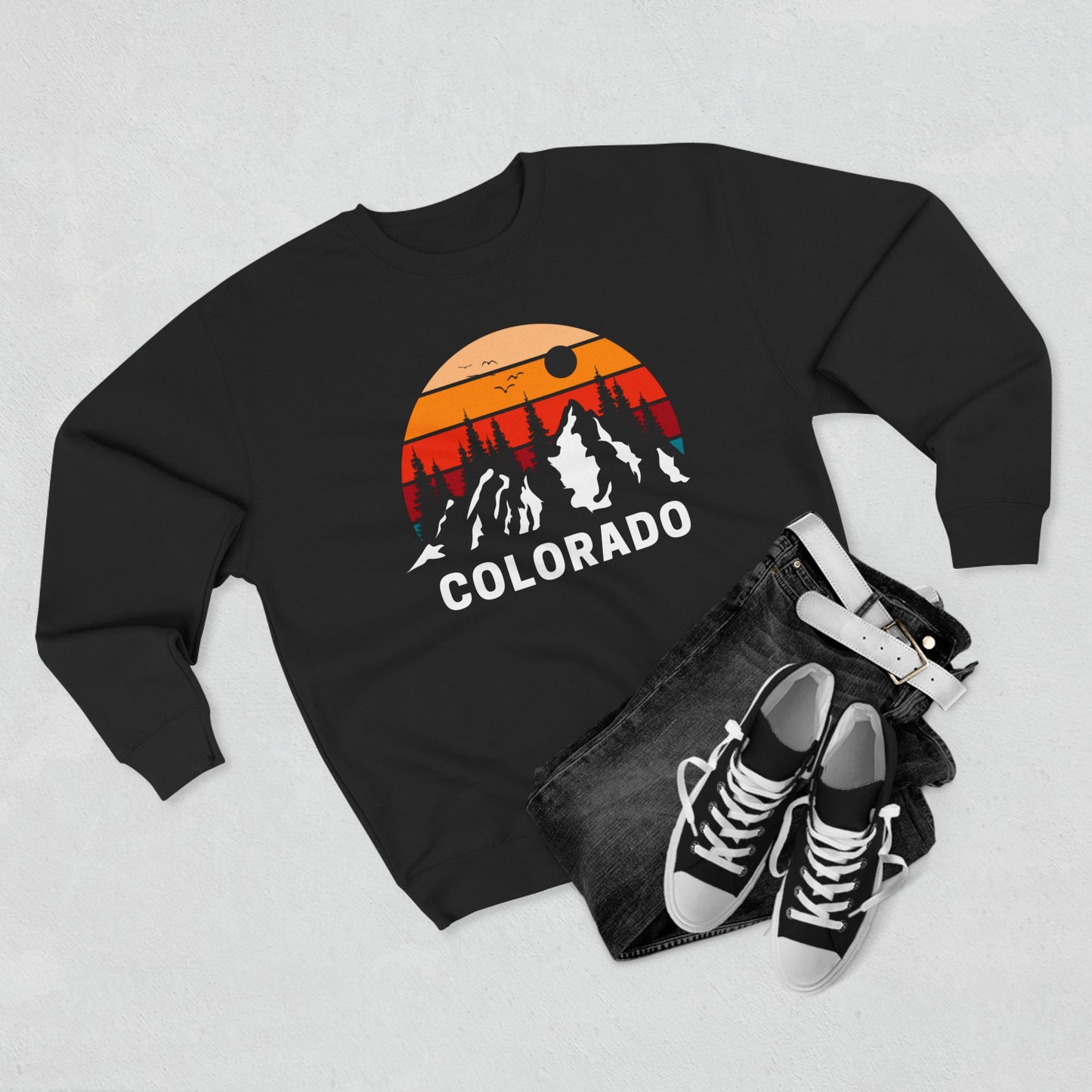 Colorado Mountains - Unisex Crewneck Sweatshirt