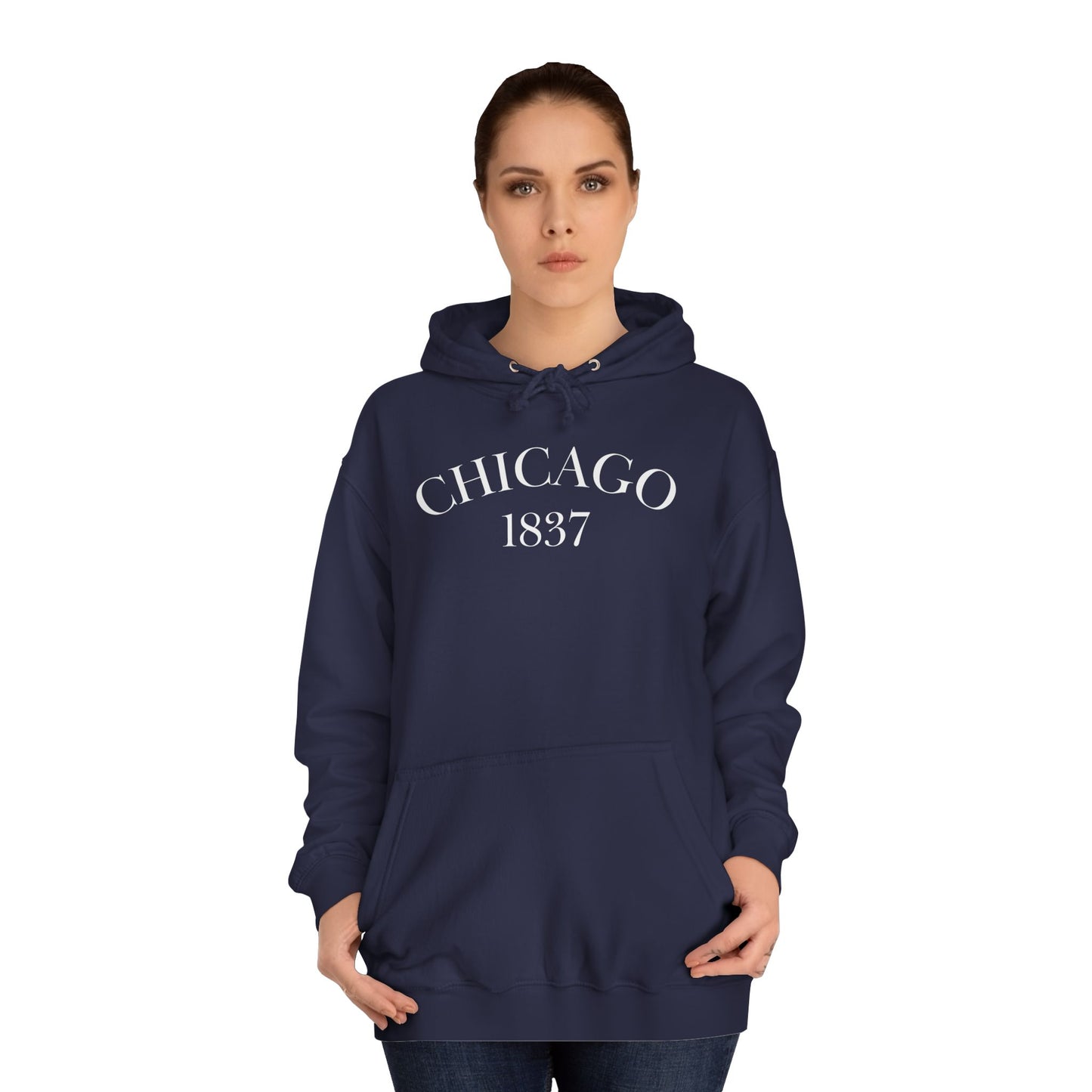 1837 Chicago - Unisex College Hoodie