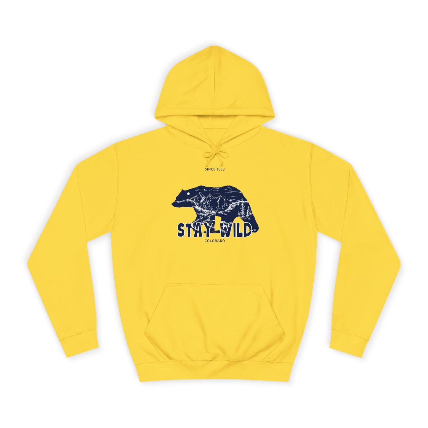 Stay Wild Denver - Unisex College Hoodie