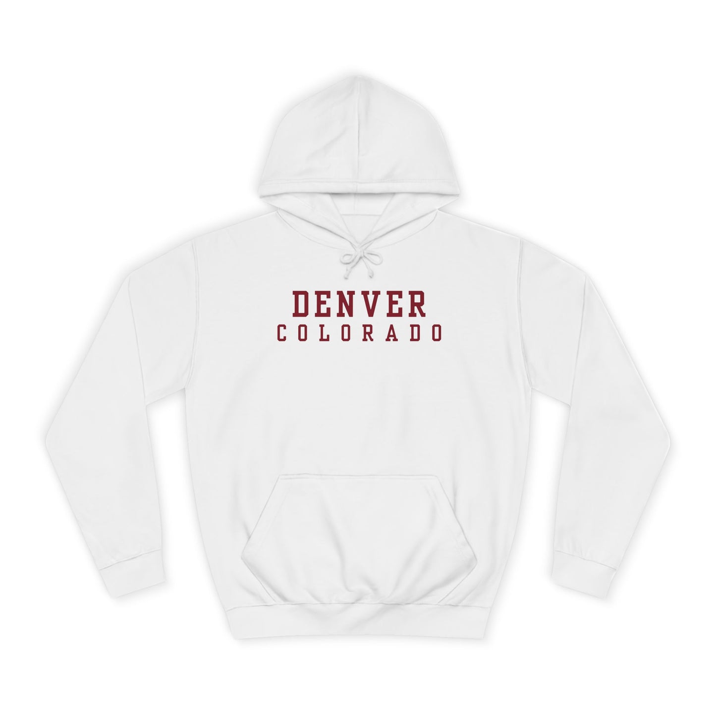 Denver Colorado - Unisex College Hoodie