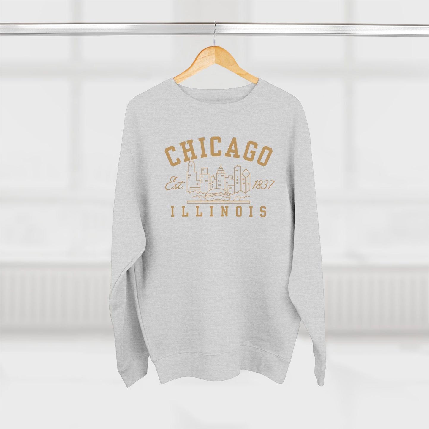 The Bean Downtown Chicago - Unisex Crewneck Sweatshirt