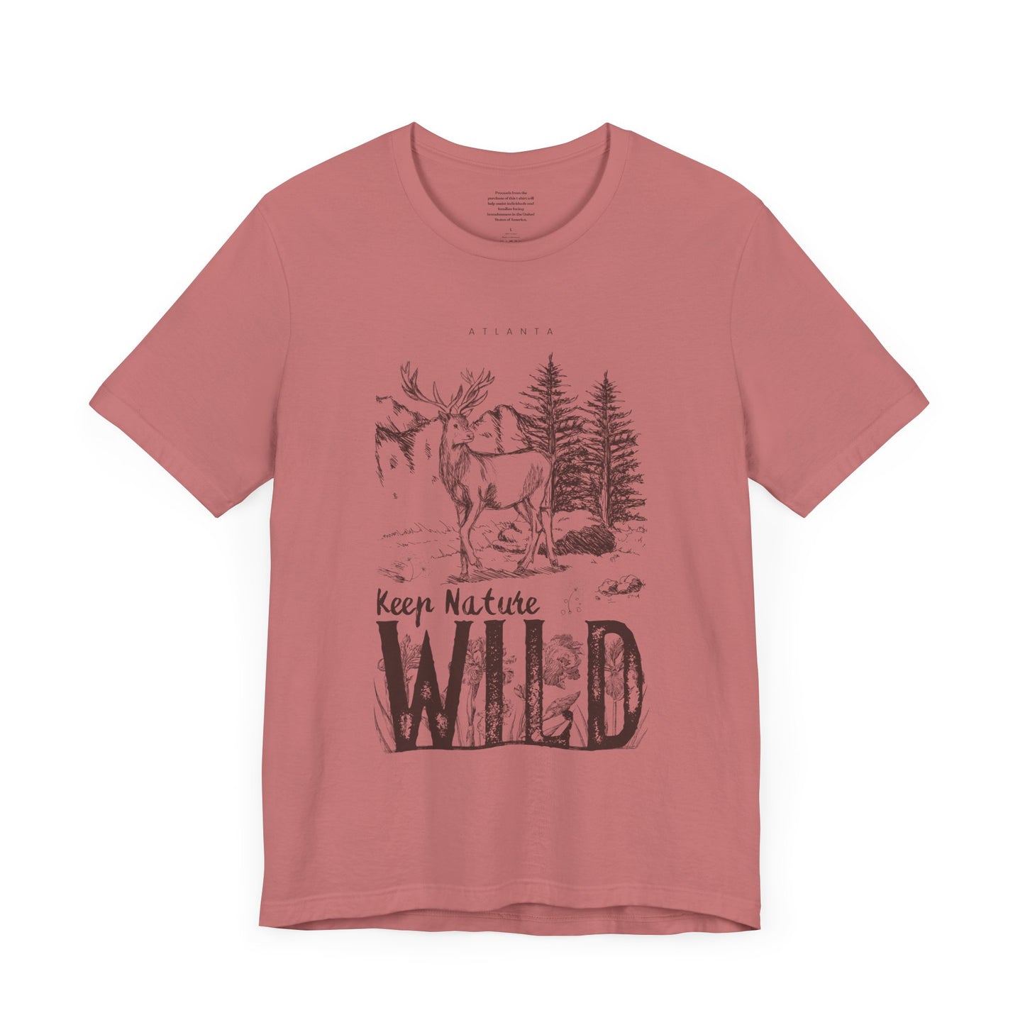 Keep Nature Wild Atlanta - Unisex Short Sleeve Tee