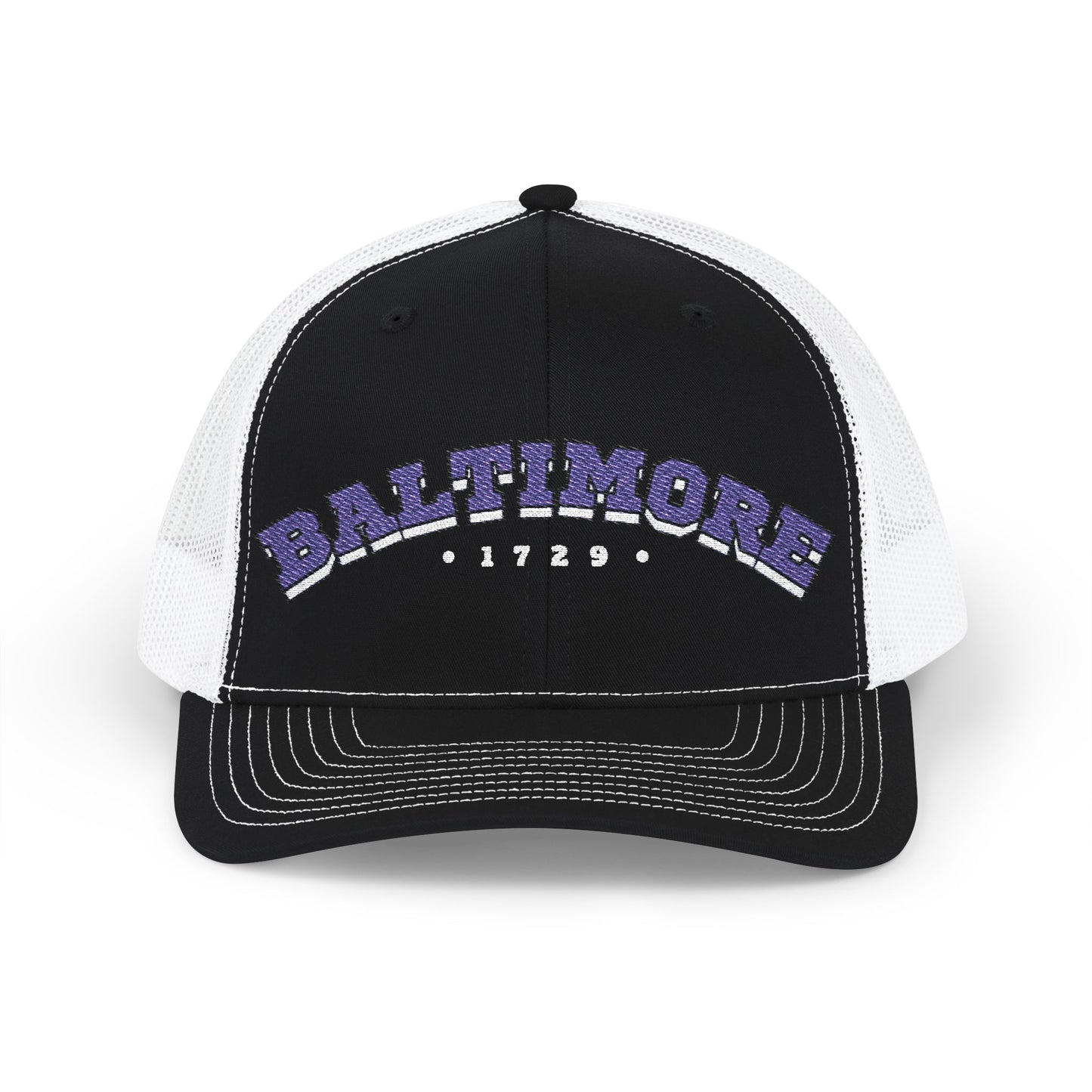 Baltimore 1837 (Purple) - Embroidered Trucker Cap #2