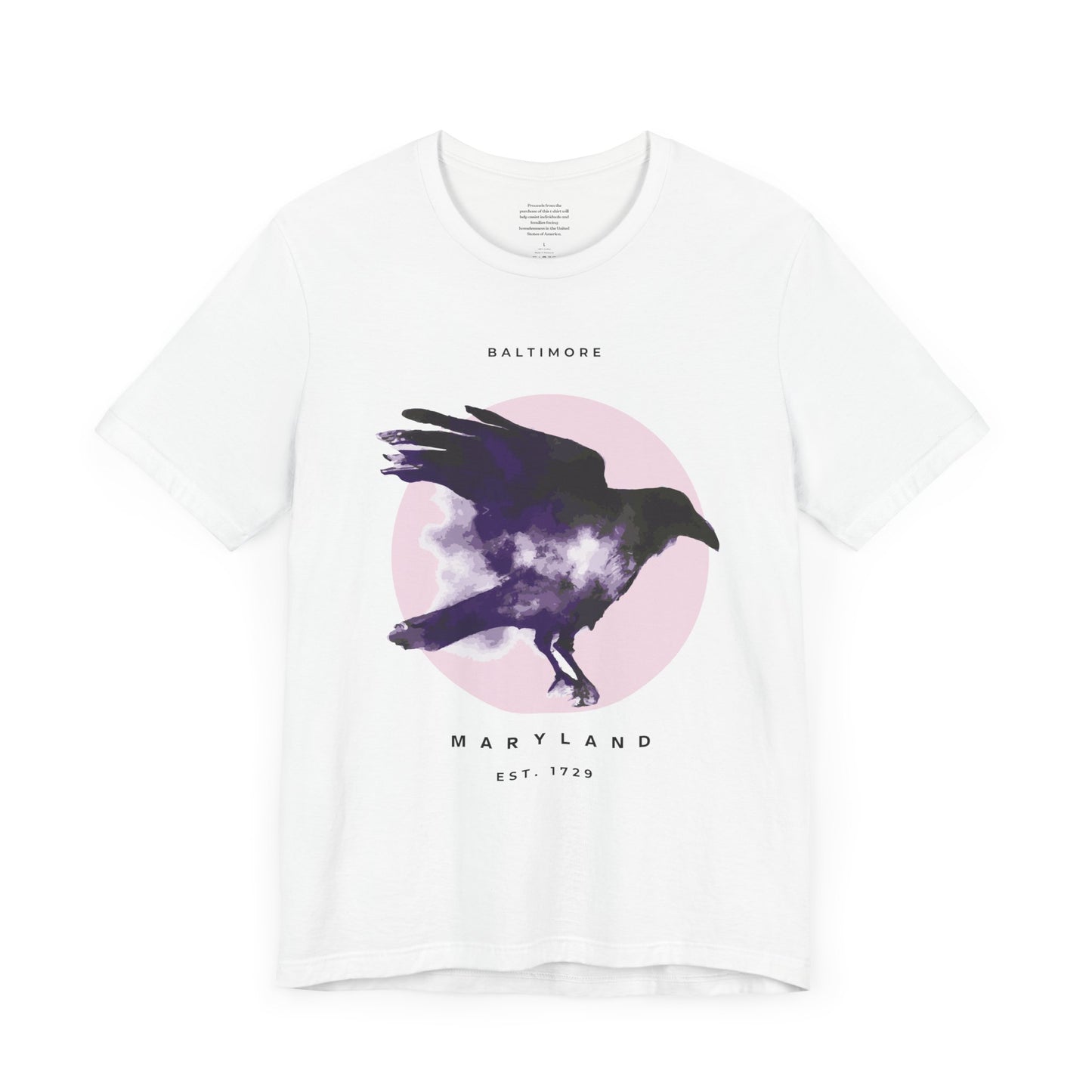 Baltimore Raven 1729 - Unisex Short Sleeve Tee
