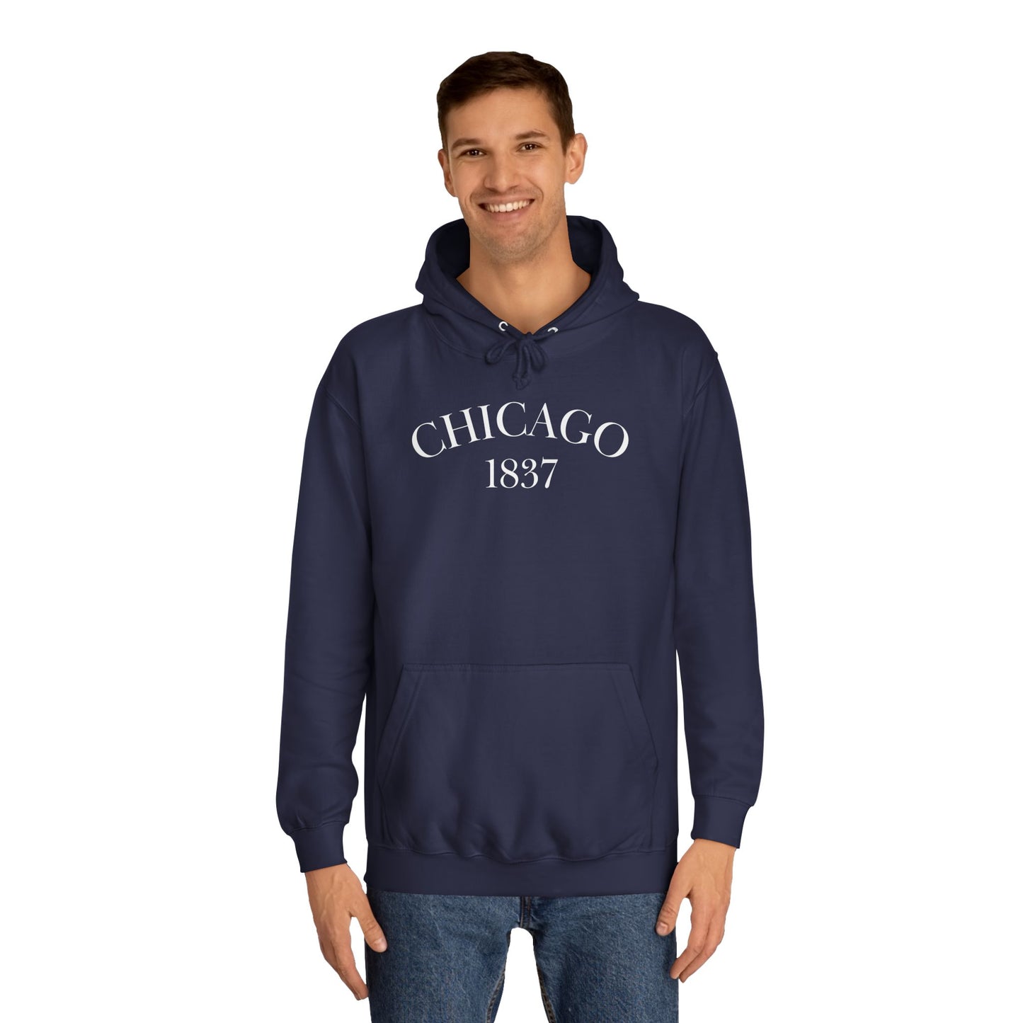 1837 Chicago - Unisex College Hoodie