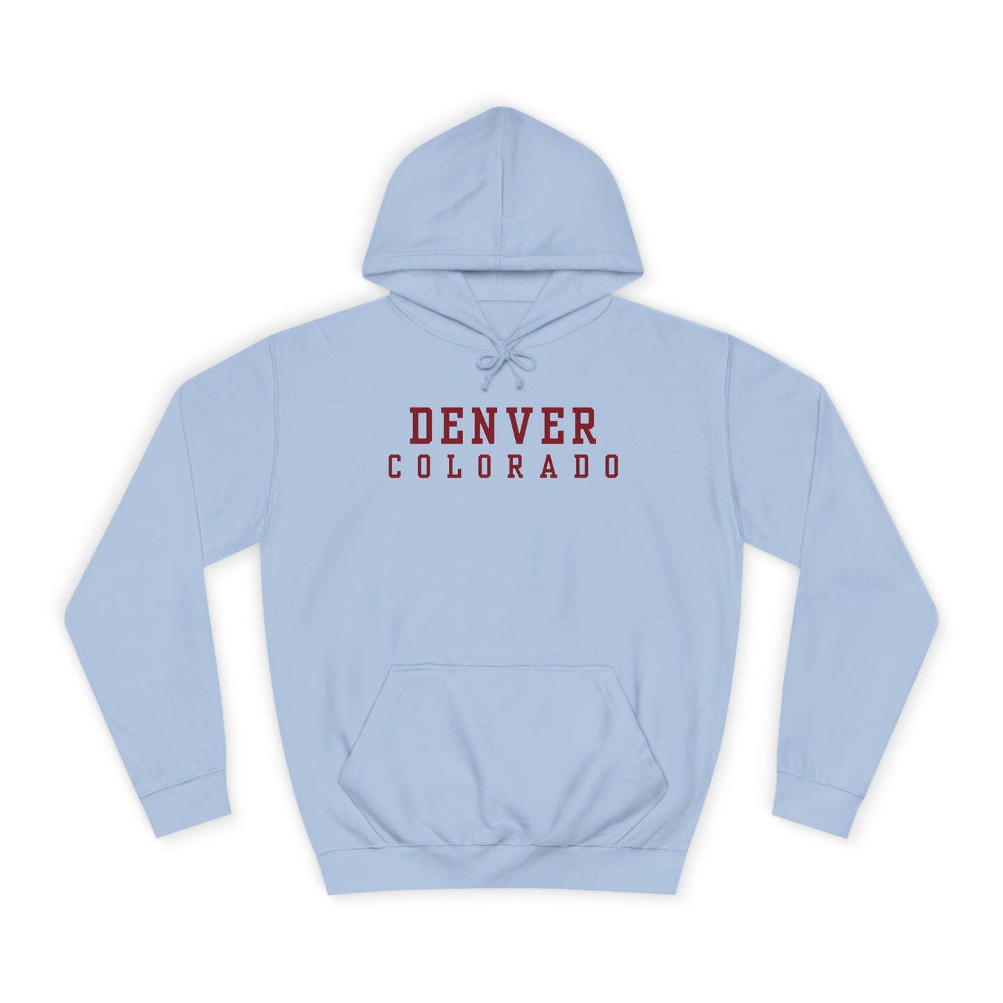 Denver Colorado - Unisex College Hoodie