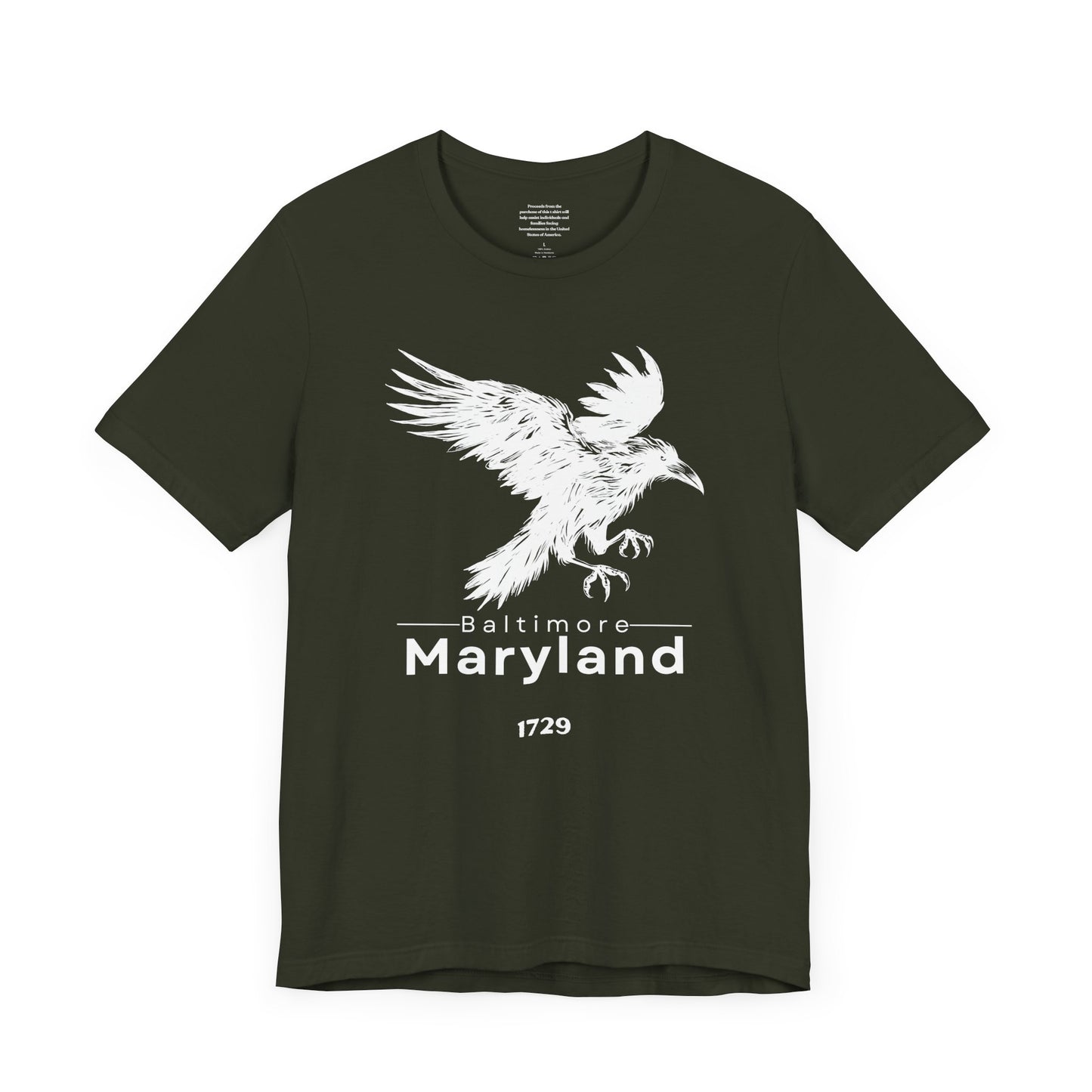 Baltimore Raven 1729 - Unisex Short Sleeve Tee