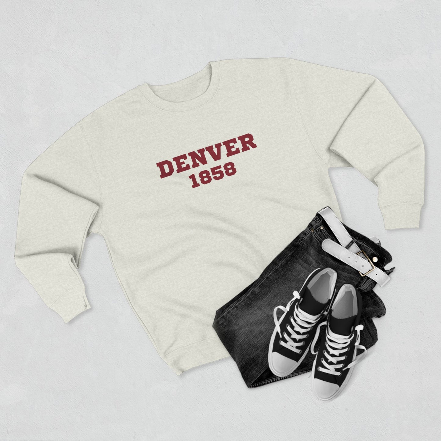 Denver 1858 - Unisex Crewneck Sweatshirt