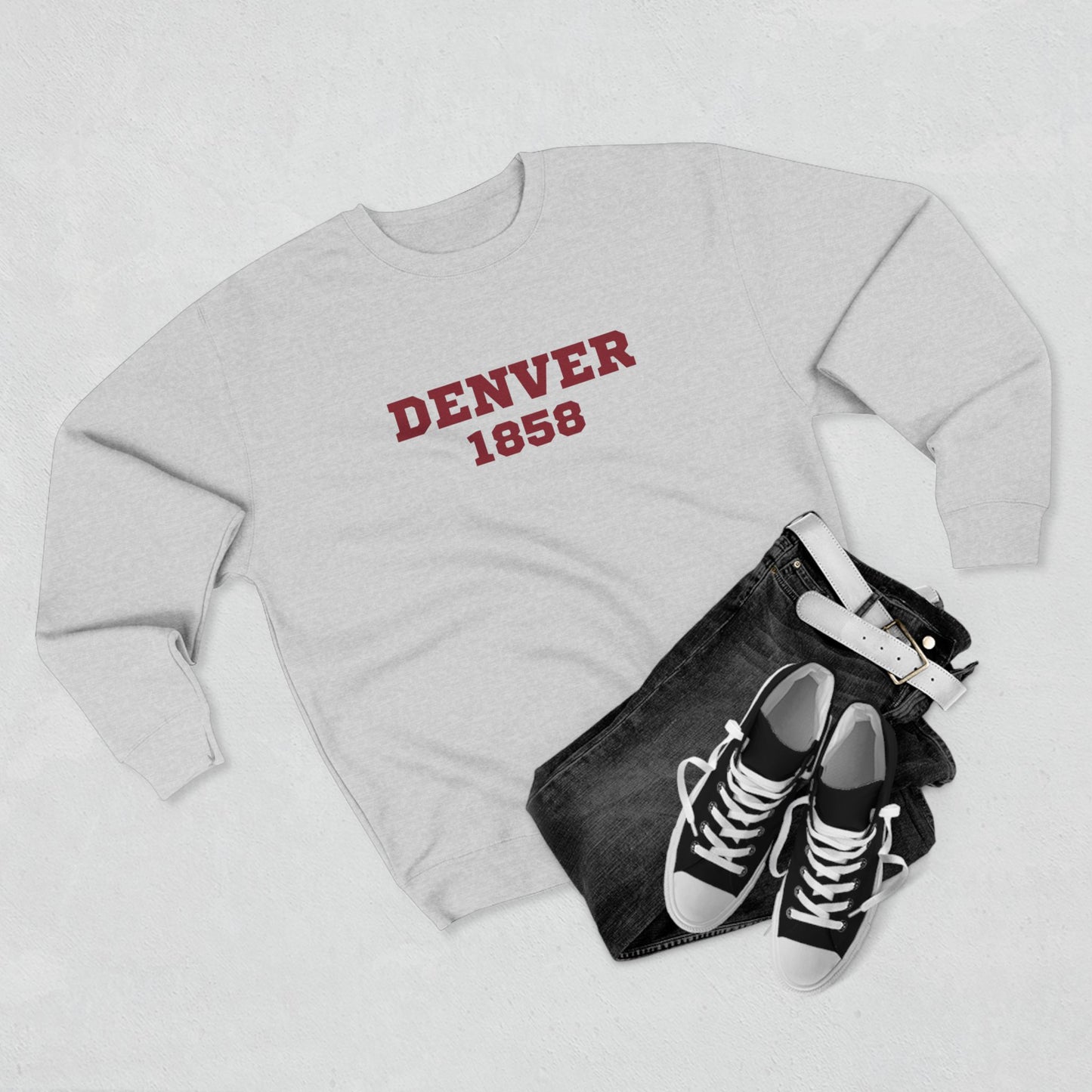 Denver 1858 - Unisex Crewneck Sweatshirt