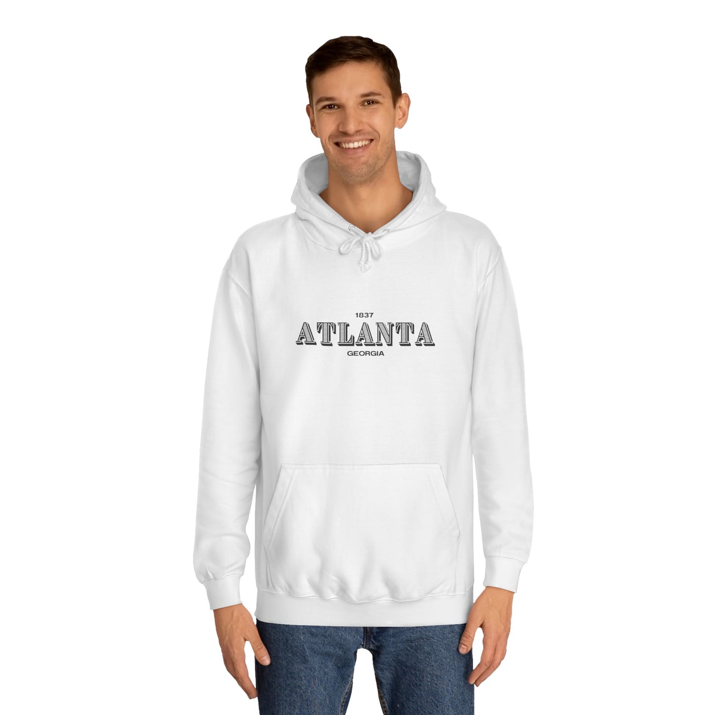 1837 Atlanta Georgia- Unisex College Hoodie