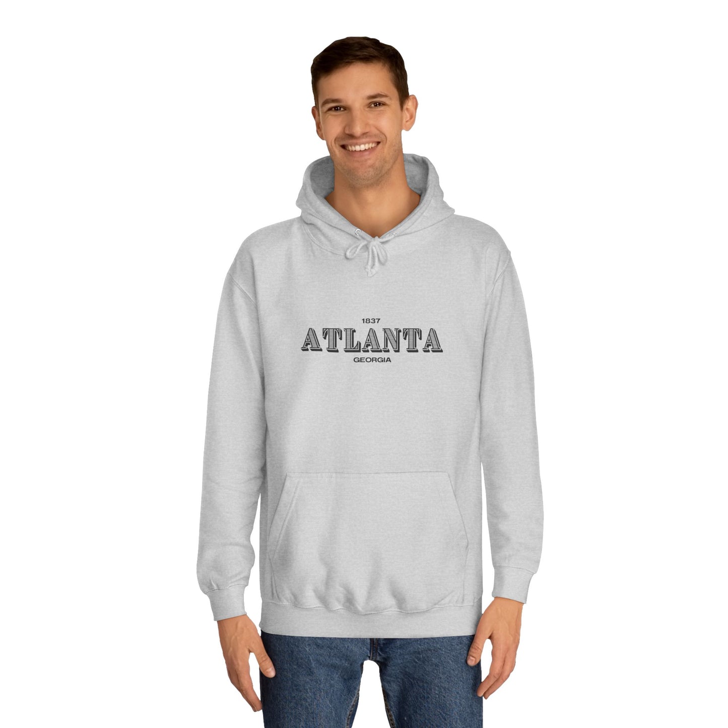1837 Atlanta Georgia- Unisex College Hoodie