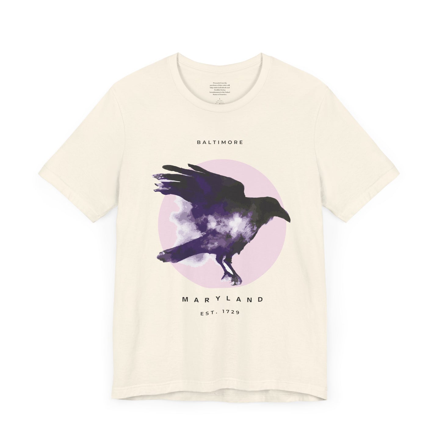 Baltimore Raven 1729 - Unisex Short Sleeve Tee