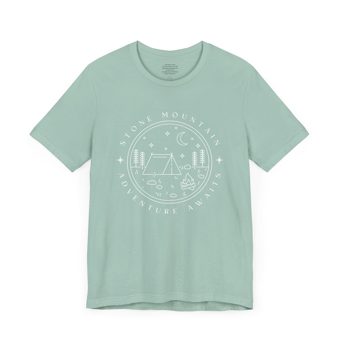 Adventure Awaits Stone Mountain Georgia - Unisex Short Sleeve Tee