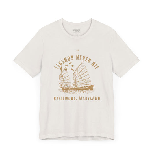 Legends Never Die Maryland - Unisex Short Sleeve Tee