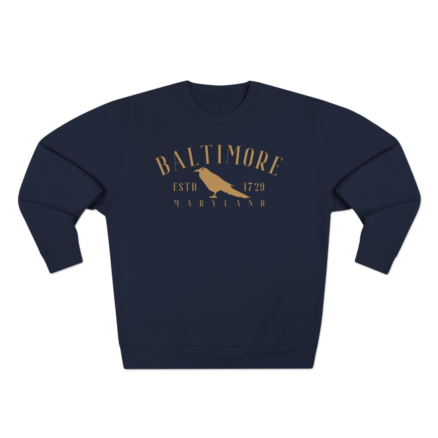 Baltimore Raven 1729 - Unisex Crewneck Sweatshirt