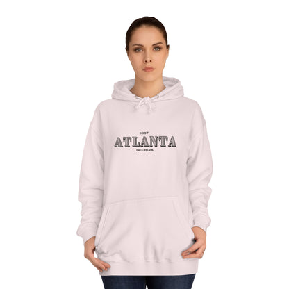 1837 Atlanta Georgia- Unisex College Hoodie
