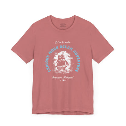 Explore More Ocean Adventure - Unisex Short Sleeve Tee