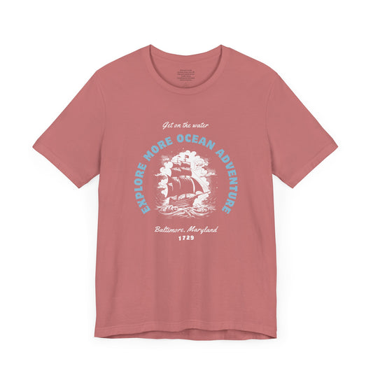 Explore More Ocean Adventure - Unisex Short Sleeve Tee