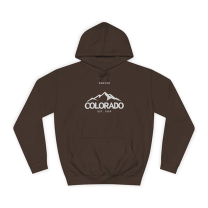Denver Colorado (2) - Unisex College Hoodie