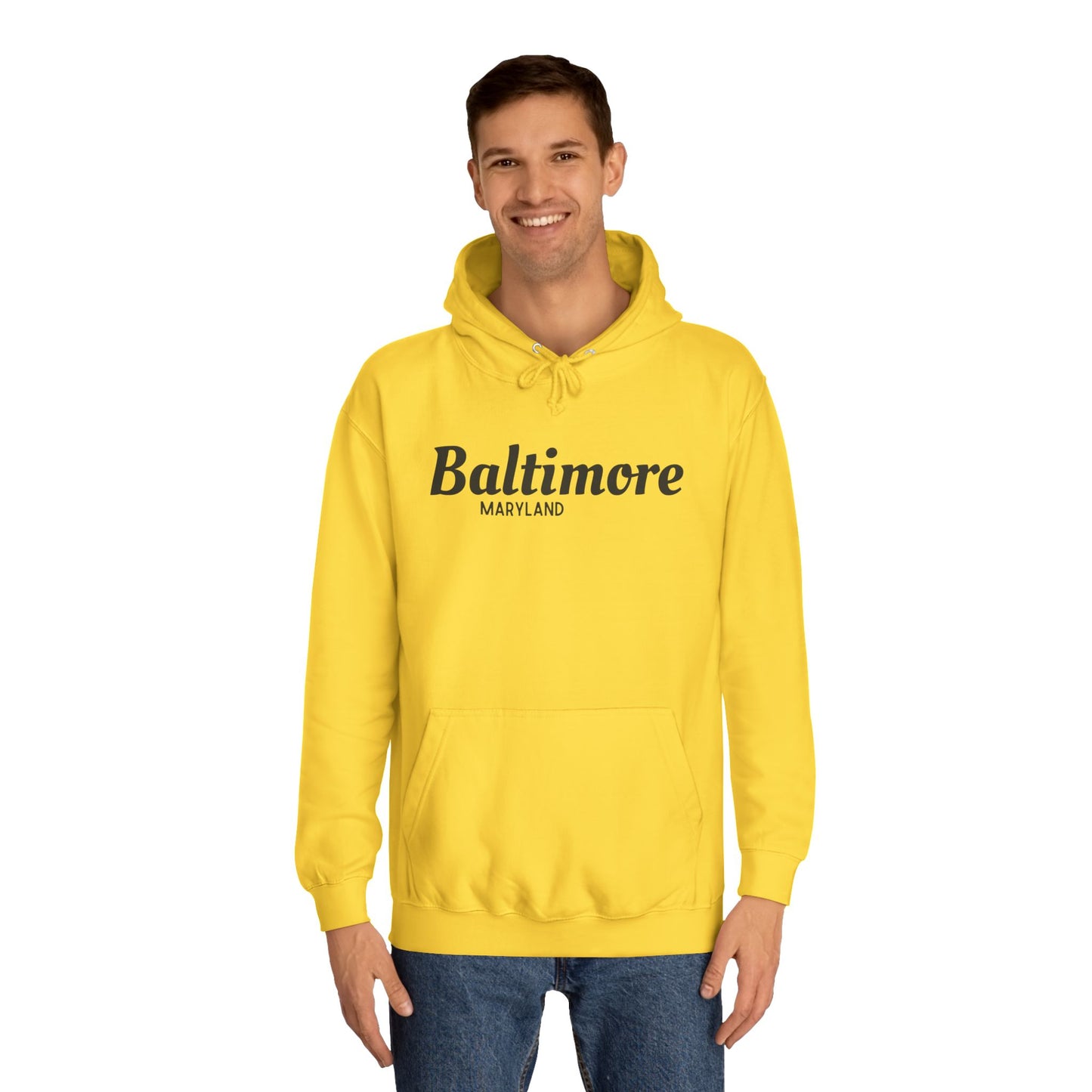 Baltimore Maryland - Unisex College Hoodie