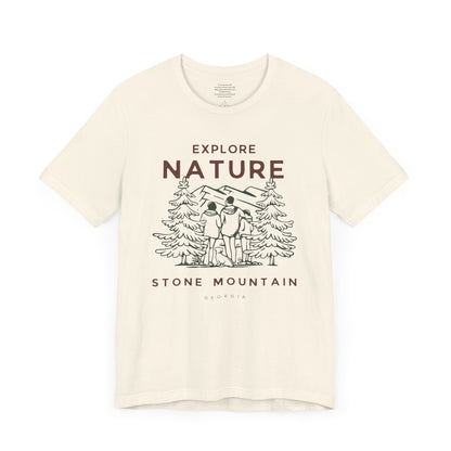 Explore Nature Stone Mountain Georgia - Unisex Short Sleeve Tee