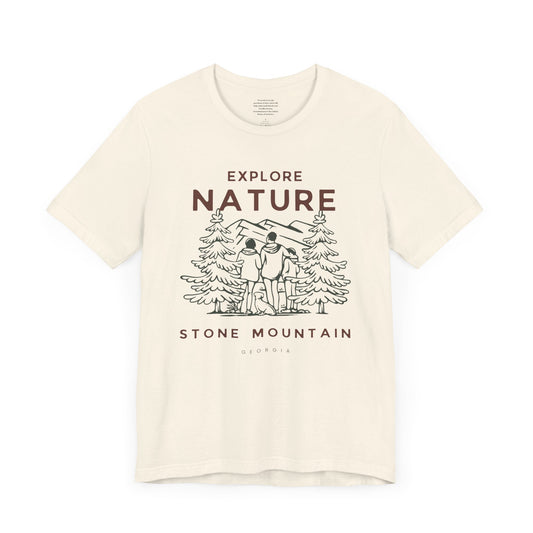 Explore Nature Stone Mountain Georgia - Unisex Short Sleeve Tee