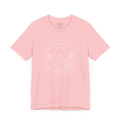 Adventure Awaits Stone Mountain Georgia - Unisex Short Sleeve Tee