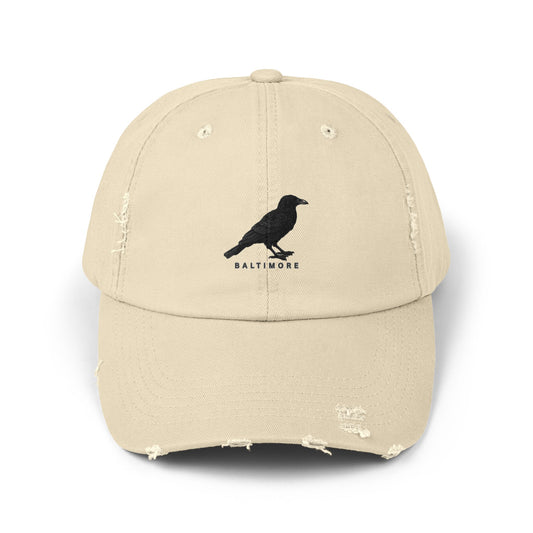 Baltimore Raven - Unisex Distressed Cap