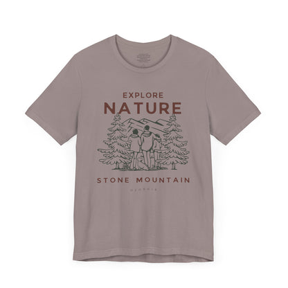 Explore Nature Stone Mountain Georgia - Unisex Short Sleeve Tee