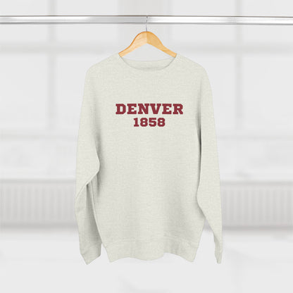 Denver 1858 - Unisex Crewneck Sweatshirt