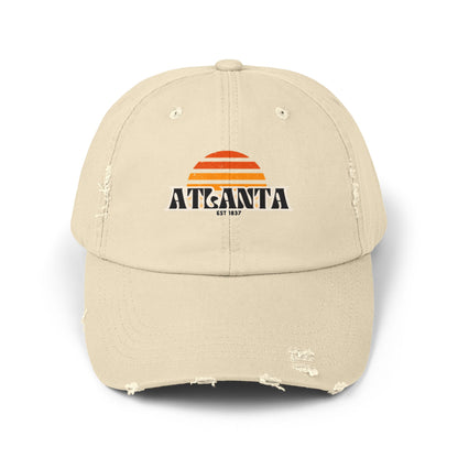 Atlanta Sunrise - Unisex Distressed Cap