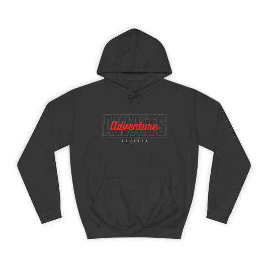 Adventure Awaits Atlanta - Unisex College Hoodie