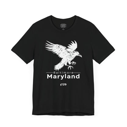 Baltimore Raven 1729 - Unisex Short Sleeve Tee