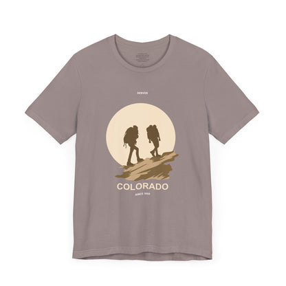 Sunshine Hiking Denver - Unisex Short Sleeve Tee