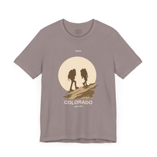 Sunshine Hiking Denver - Unisex Short Sleeve Tee