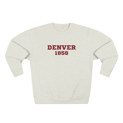 Denver 1858 - Unisex Crewneck Sweatshirt