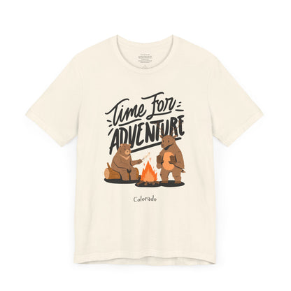 Time For Adventure Colorado - Unisex Short Sleeve Tee