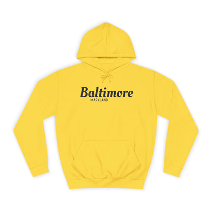 Baltimore Maryland - Unisex College Hoodie