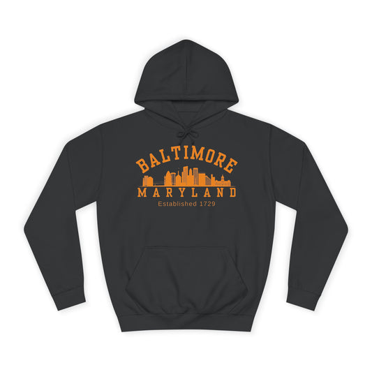Baltimore Skyline - Unisex College Hoodie