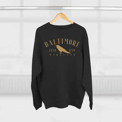 Baltimore Raven 1729 - Unisex Crewneck Sweatshirt