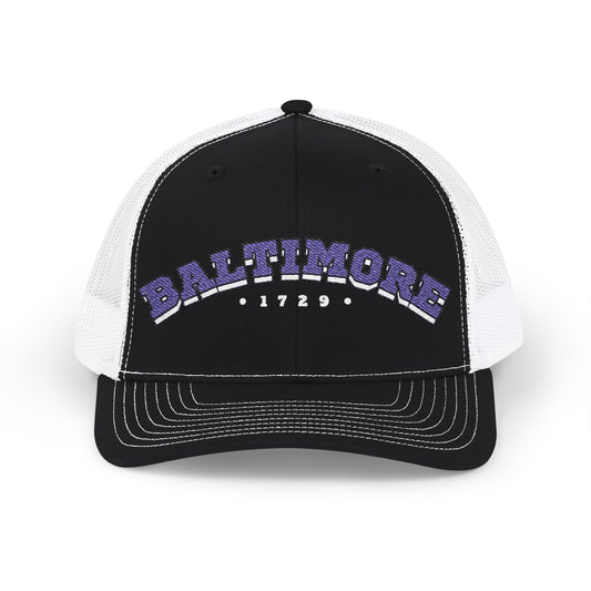 Baltimore 1837 (Purple) - Embroidered Trucker Cap #2