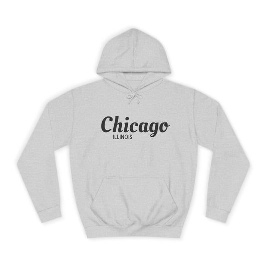 Chicago Illinois - Unisex College Hoodie