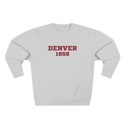 Denver 1858 - Unisex Crewneck Sweatshirt