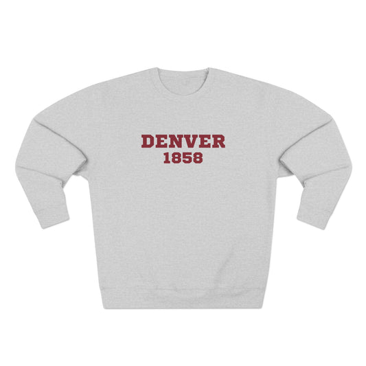 Denver 1858 - Unisex Crewneck Sweatshirt