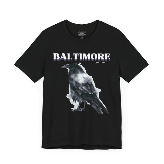 Baltimore Maryland Raven - Unisex Short Sleeve Tee