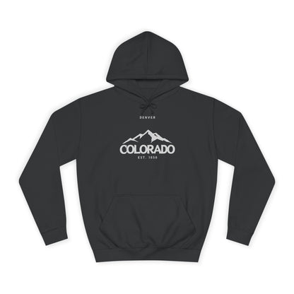 Denver Colorado (2) - Unisex College Hoodie