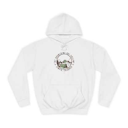 The Mountains Are Calling Denver - Unisex College Hoodie